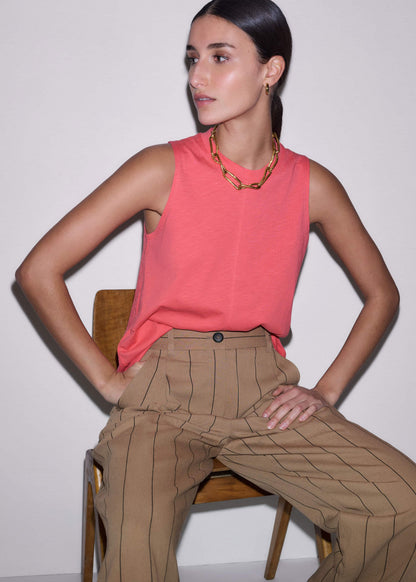 ME+EM Pink Racerback Swing Top