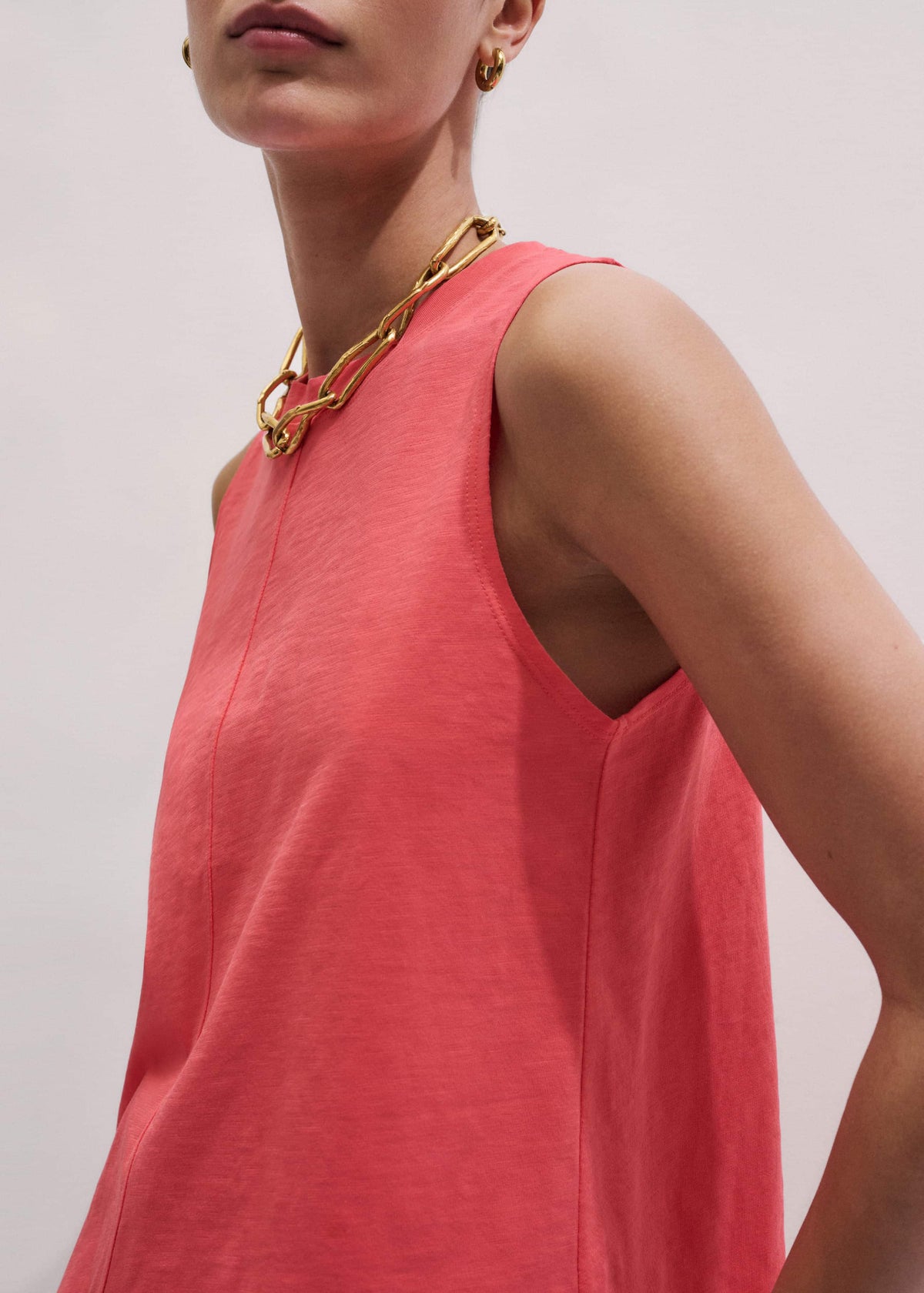 ME+EM Pink Racerback Swing Top