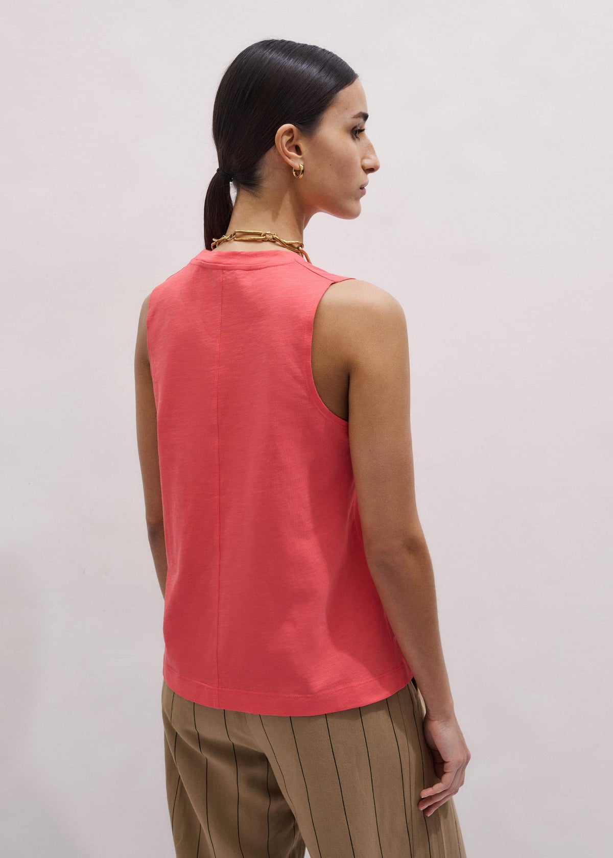 ME+EM Pink Racerback Swing Top