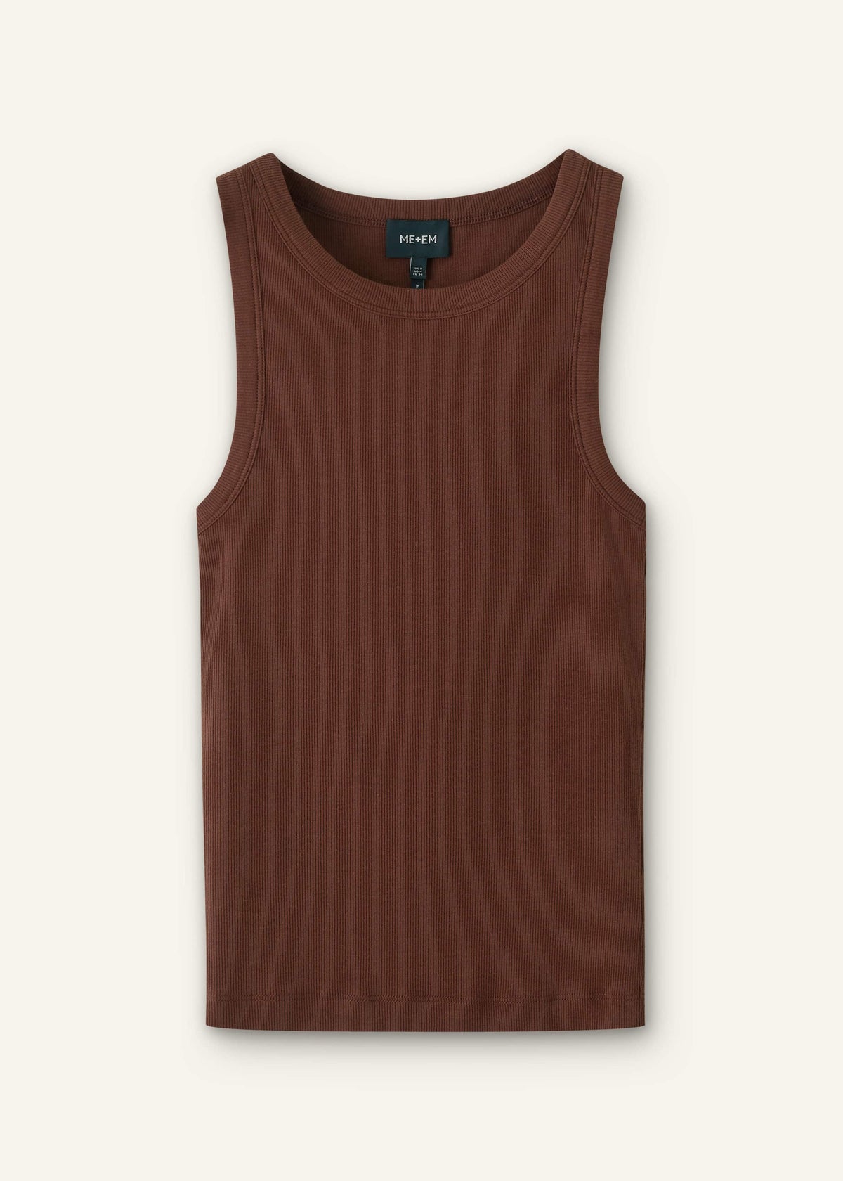ME+EM Cinnamon Perfect Basic Vest