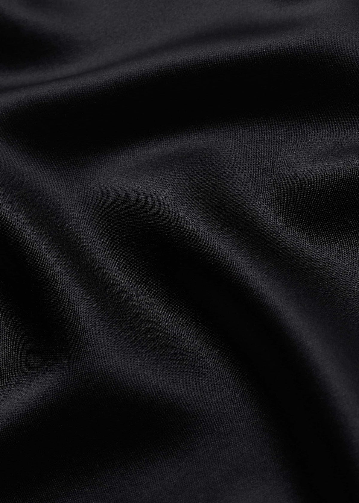 ME+EM Black Silk Satin Evening Tank Top
