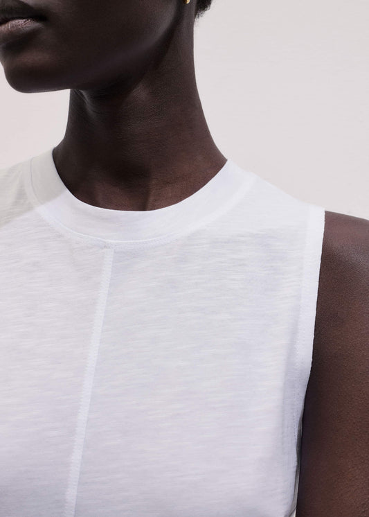ME+EM White Racerback Swing Top