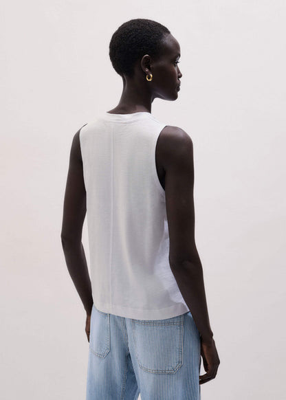 ME+EM White Racerback Swing Top