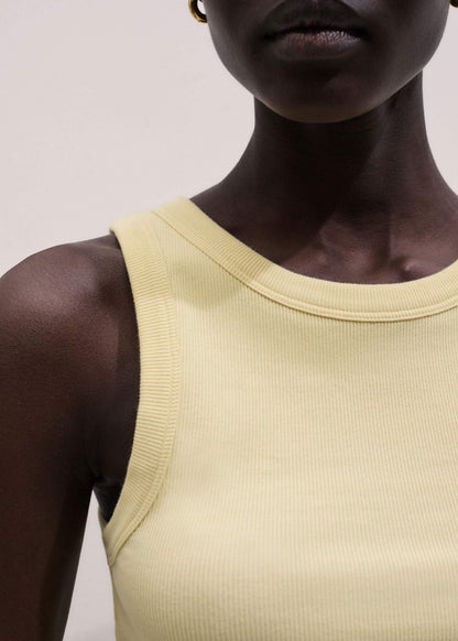 ME+EM Lemon Yellow Perfect Basic Vest