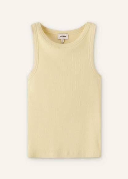 ME+EM Lemon Yellow Perfect Basic Vest