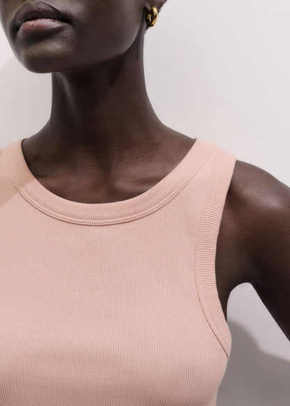 ME+EM Blush Pink Perfect Basic Vest