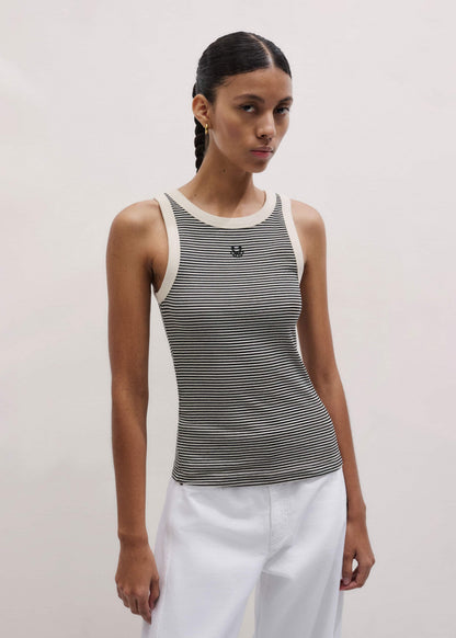 ME+EM Black Swan Slim Tank Top