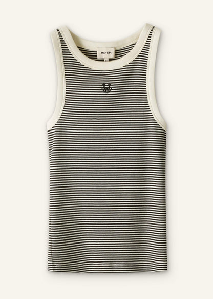 ME+EM Black Swan Slim Tank Top