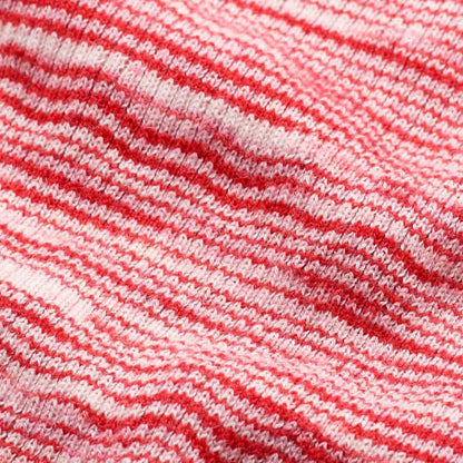 ME+EM Red Spacedye Slim Fit Knit Vest