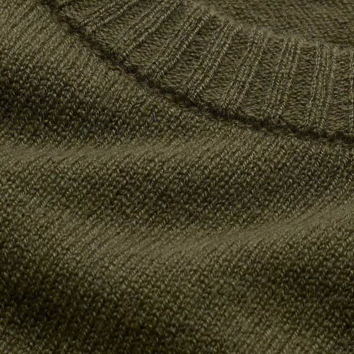 ME+EM Olive Green Cashmere Shrunken Knit Baby Tee