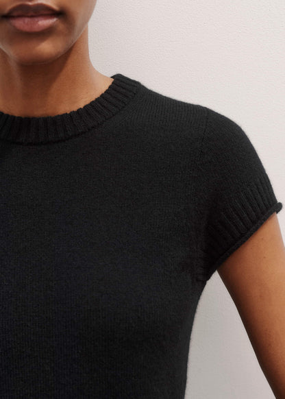 ME+EM Black Cashmere Baby Tee