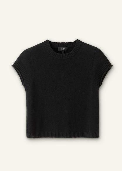 ME+EM Black Cashmere Baby Tee