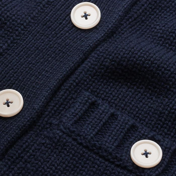 ME+EM Navy Straight Crop Vest