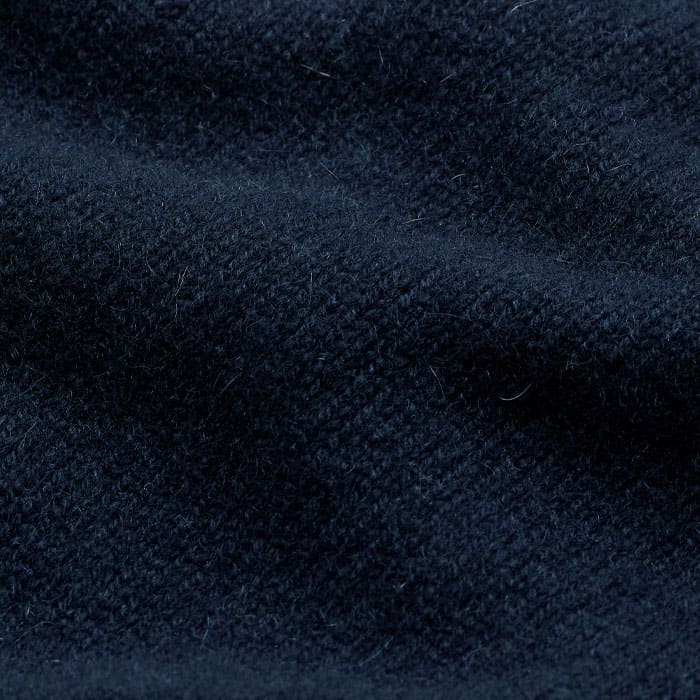 ME+EM Navy Cashmere Crew Neck Crop Sweater