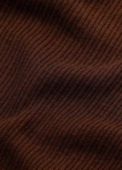 ME+EM Brown Barely There Sweater
