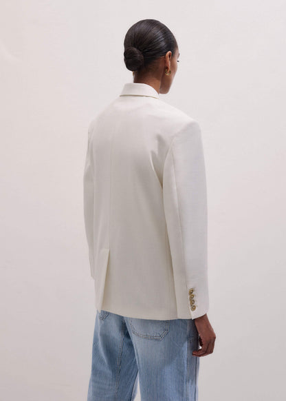 ME+EM Ivory Icon Intelligently Oversized Blazer