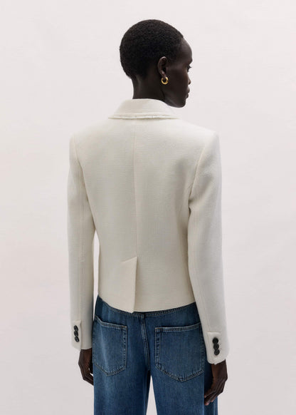 ME+EM Ivory AM-PM Fitted Blazer