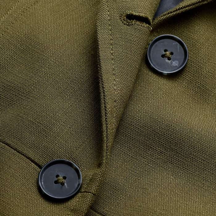 ME+EM Olive Green Soft Sculpt Jacket
