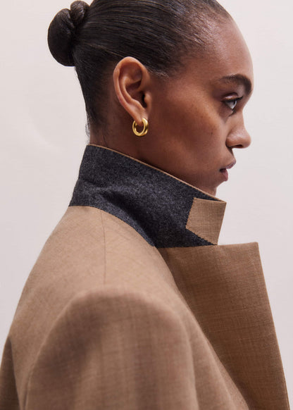ME+EM Brown Icon Oversized Blazer