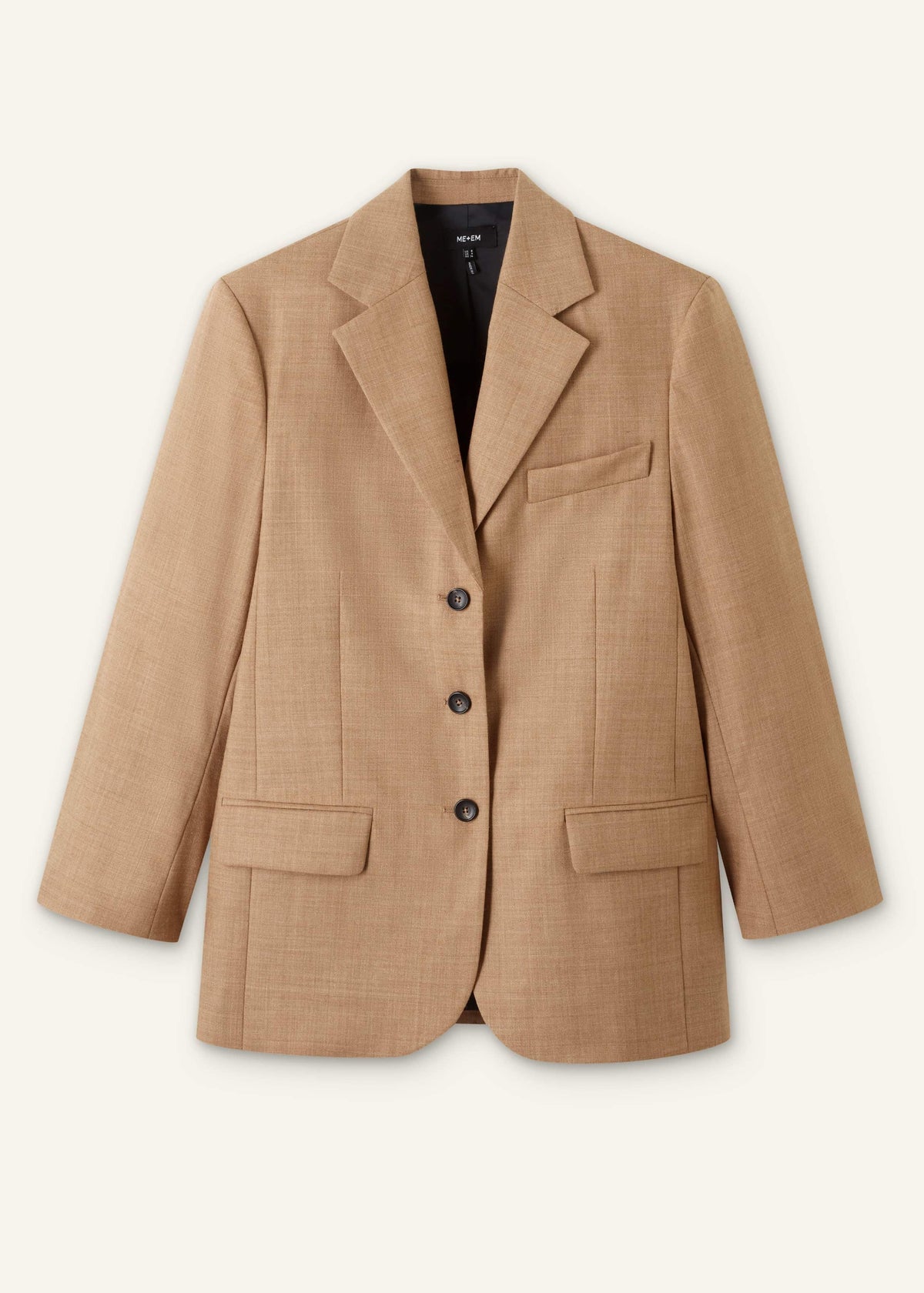 ME+EM Brown Icon Oversized Blazer