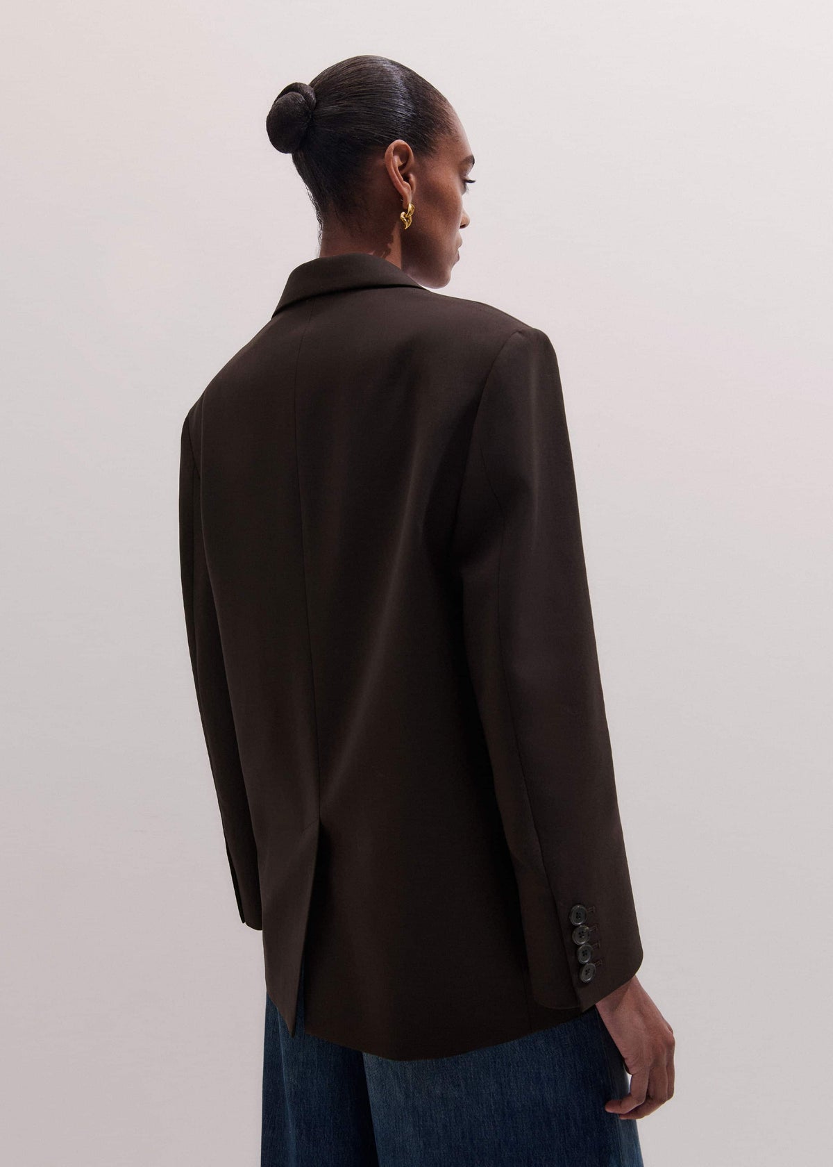 ME+EM Brown Icon Intelligently Oversized Blazer