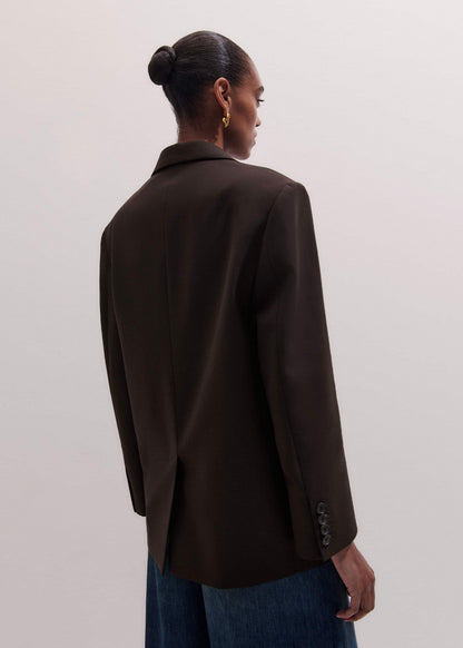 ME+EM Brown Icon Intelligently Oversized Blazer