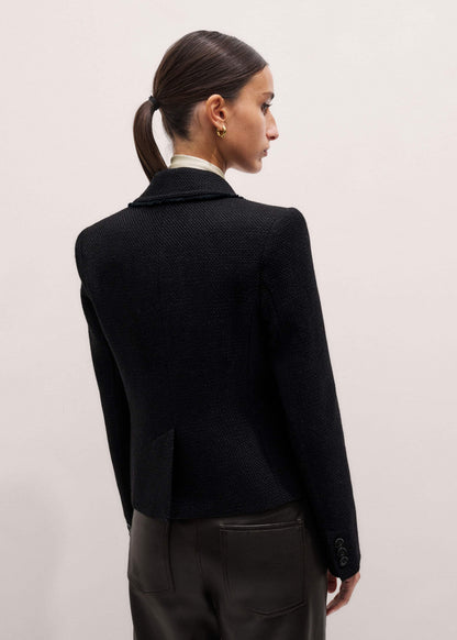 ME+EM Black AM-PM Fitted Blazer