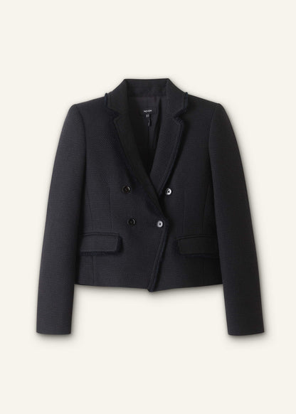 ME+EM Black AM-PM Fitted Blazer