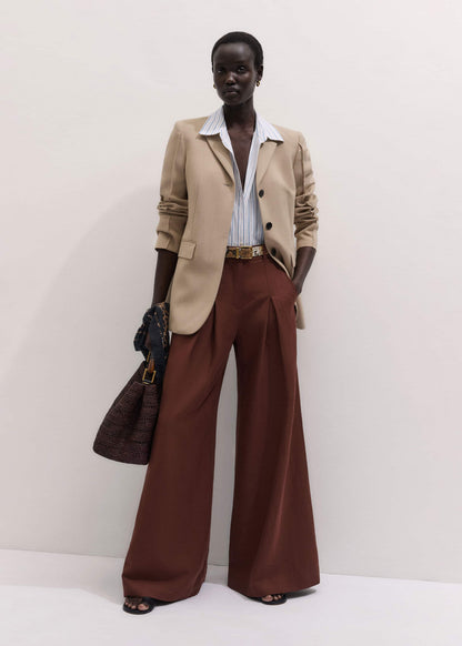 ME+EM Sand Slim Contour Blazer