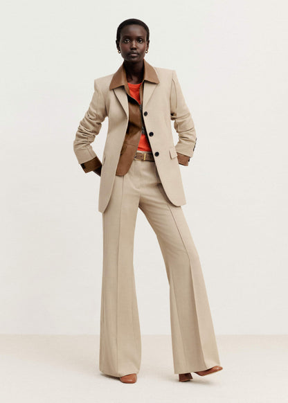 ME+EM Sand Slim Contour Blazer