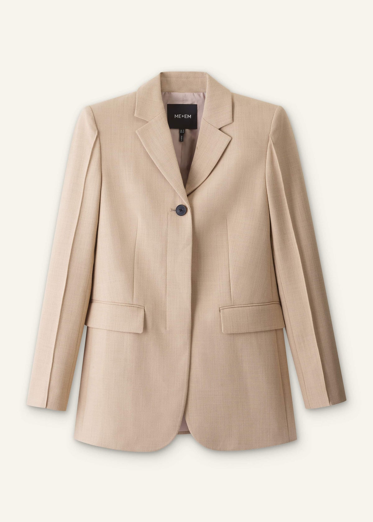 ME+EM Sand Slim Contour Blazer