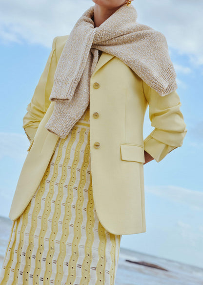 ME+EM Yellow Slim Contour Blazer