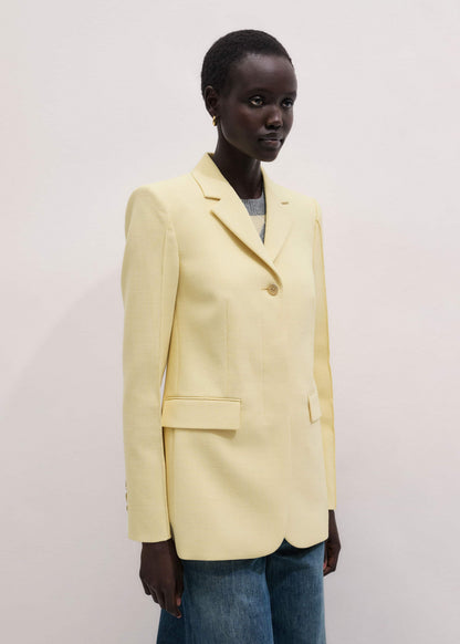 ME+EM Yellow Slim Contour Blazer