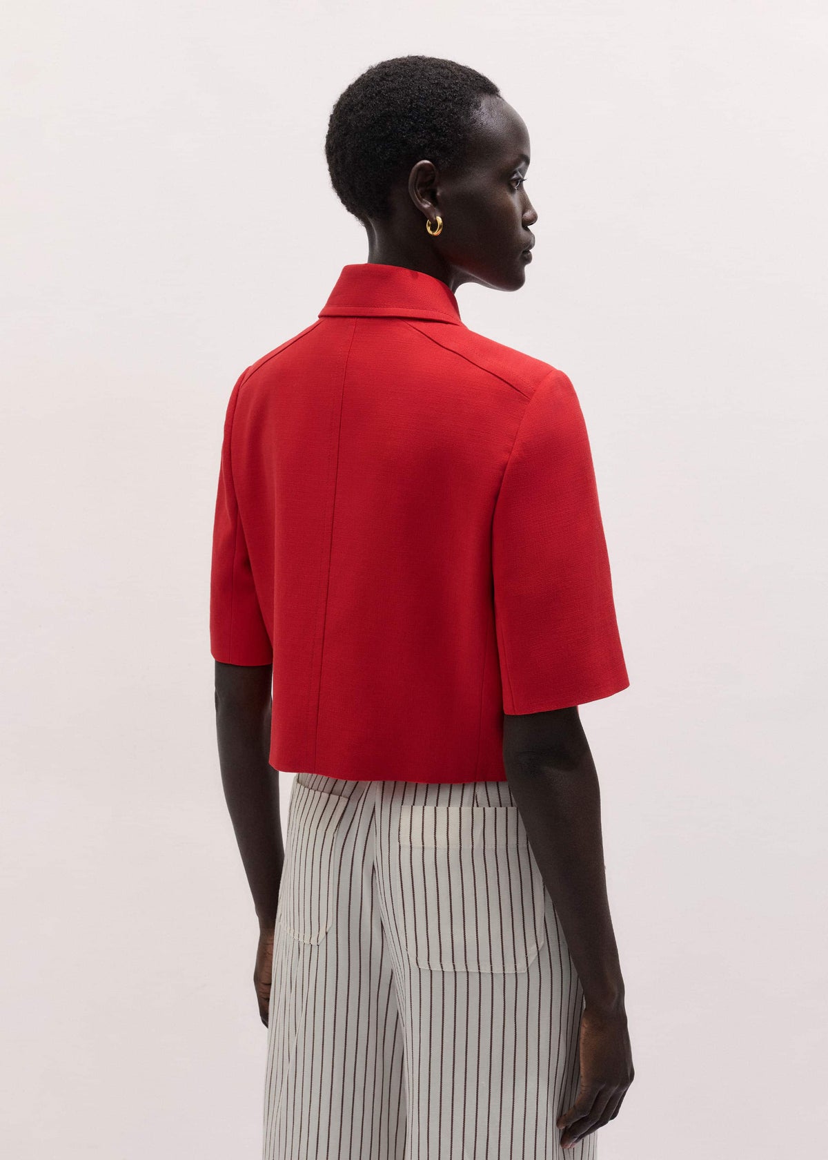 ME+EM Red Box Crop Jacket