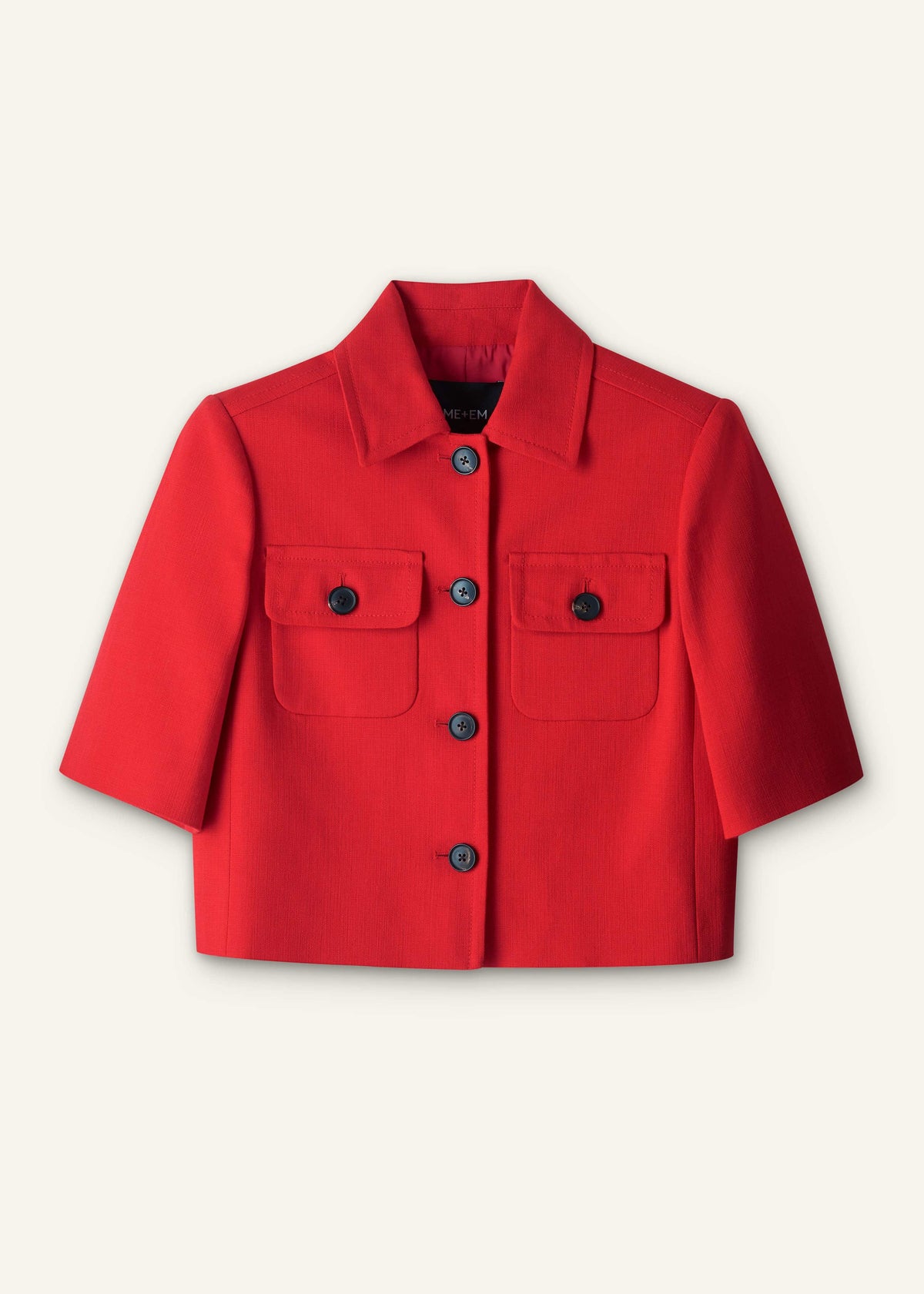 ME+EM Red Box Crop Jacket