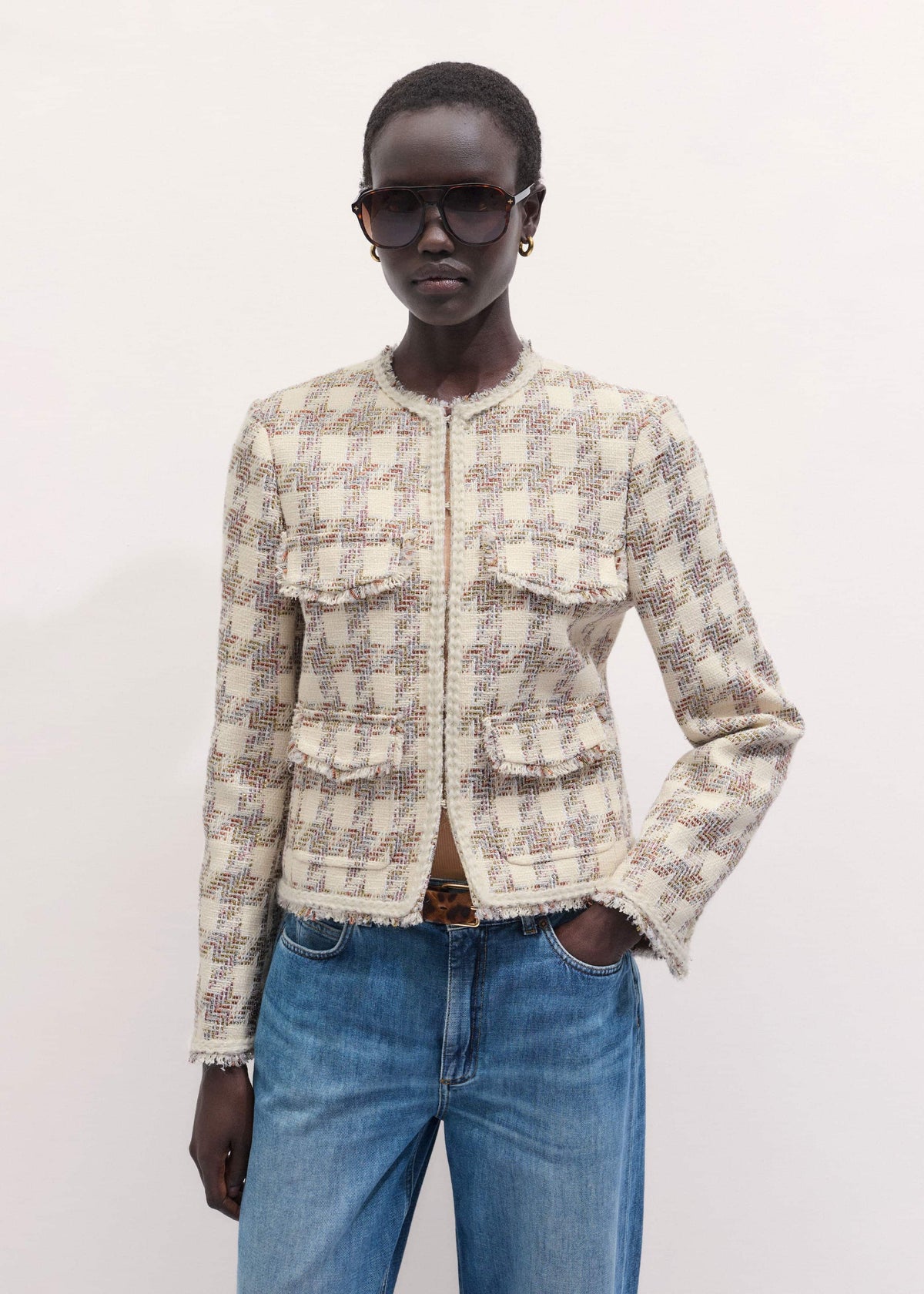ME+EM Cream Heritage Jacket