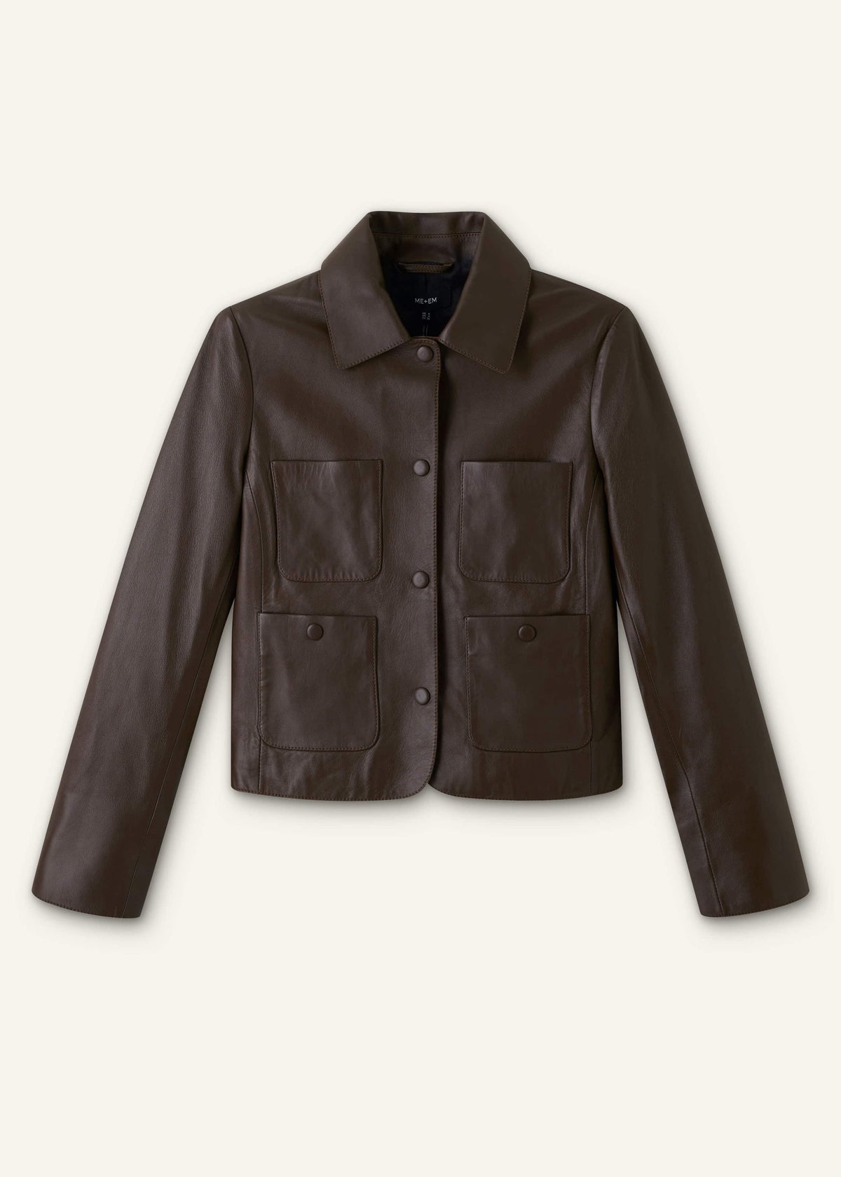 ME+EM Brown Patch Pocket Jacket