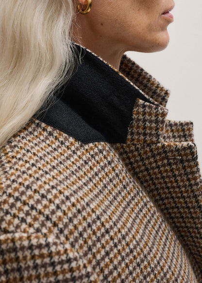 ME+EM Brown Heritage Wool Coat