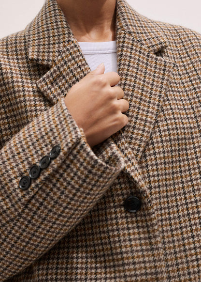 ME+EM Brown Heritage Wool Coat