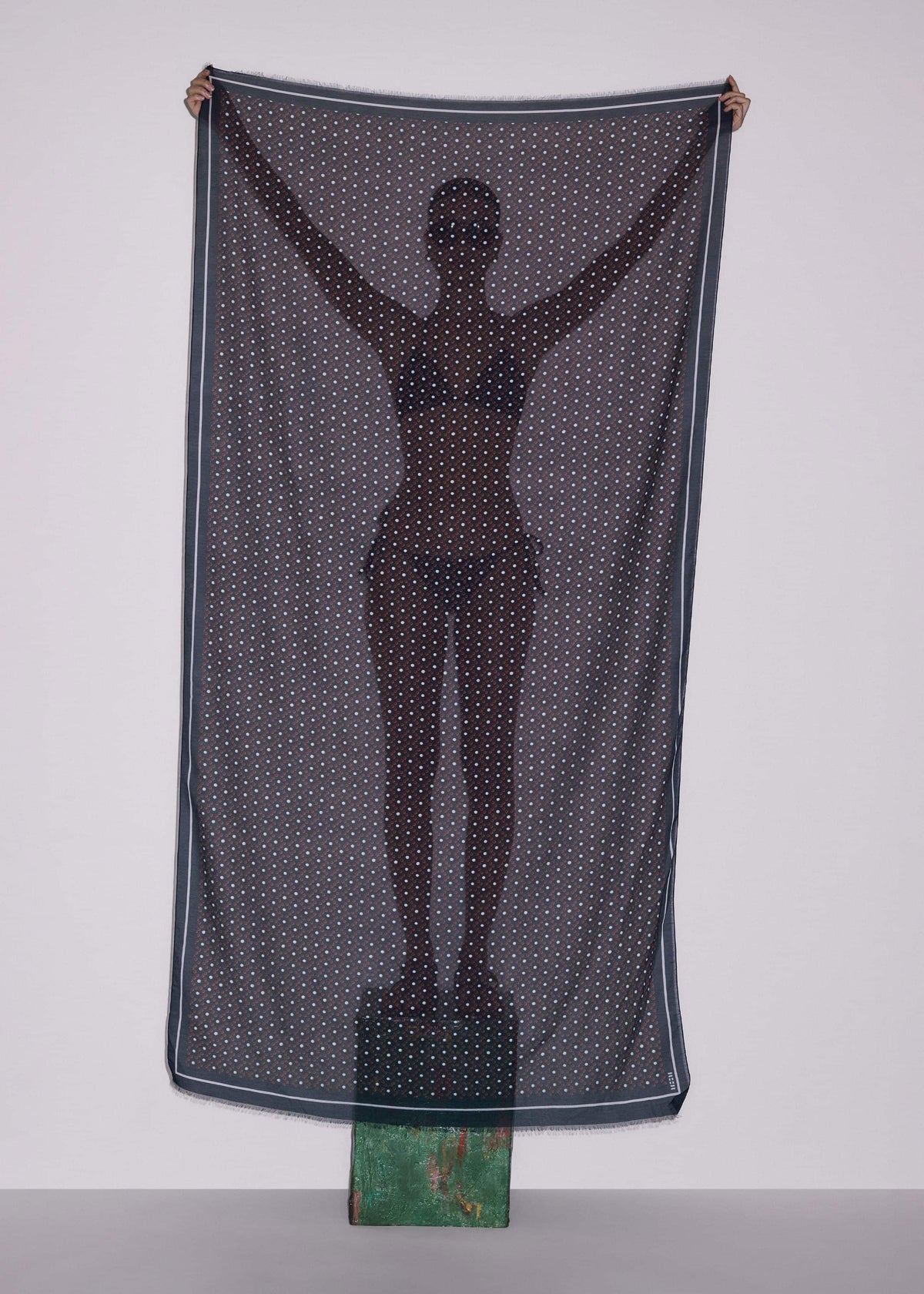 ME+EM Black Geometric Sarong