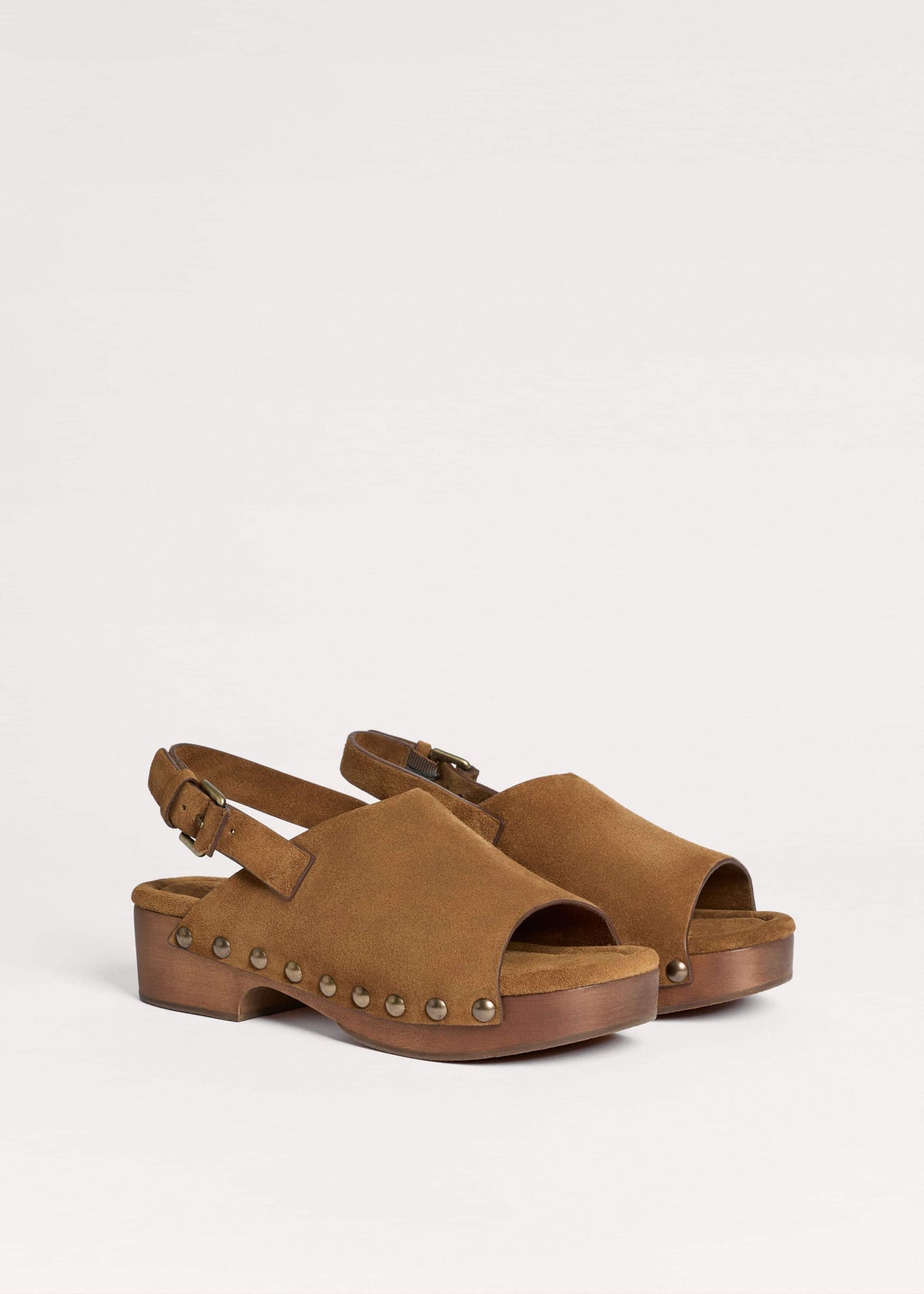 ME+EM Brown Slingback Clog