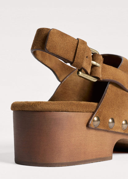 ME+EM Brown Slingback Clog