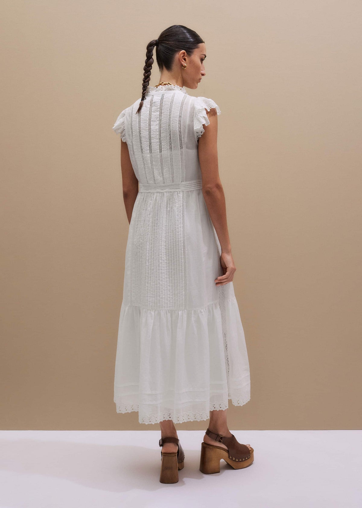 ME+EM White 2-in-1 Maxi Dress