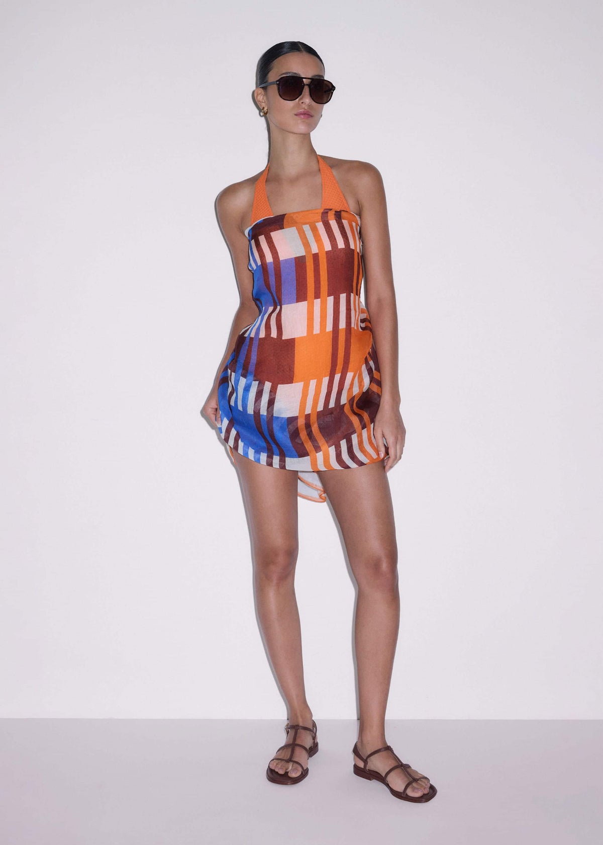 ME+EM Orange Stripe Sarong