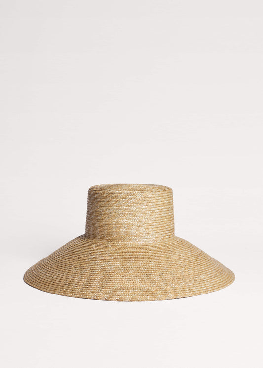 ME+EM Natural Maxi Wide Straw Hat