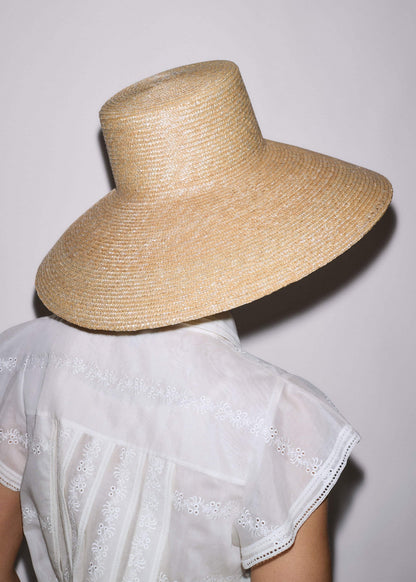 ME+EM Natural Maxi Wide Straw Hat