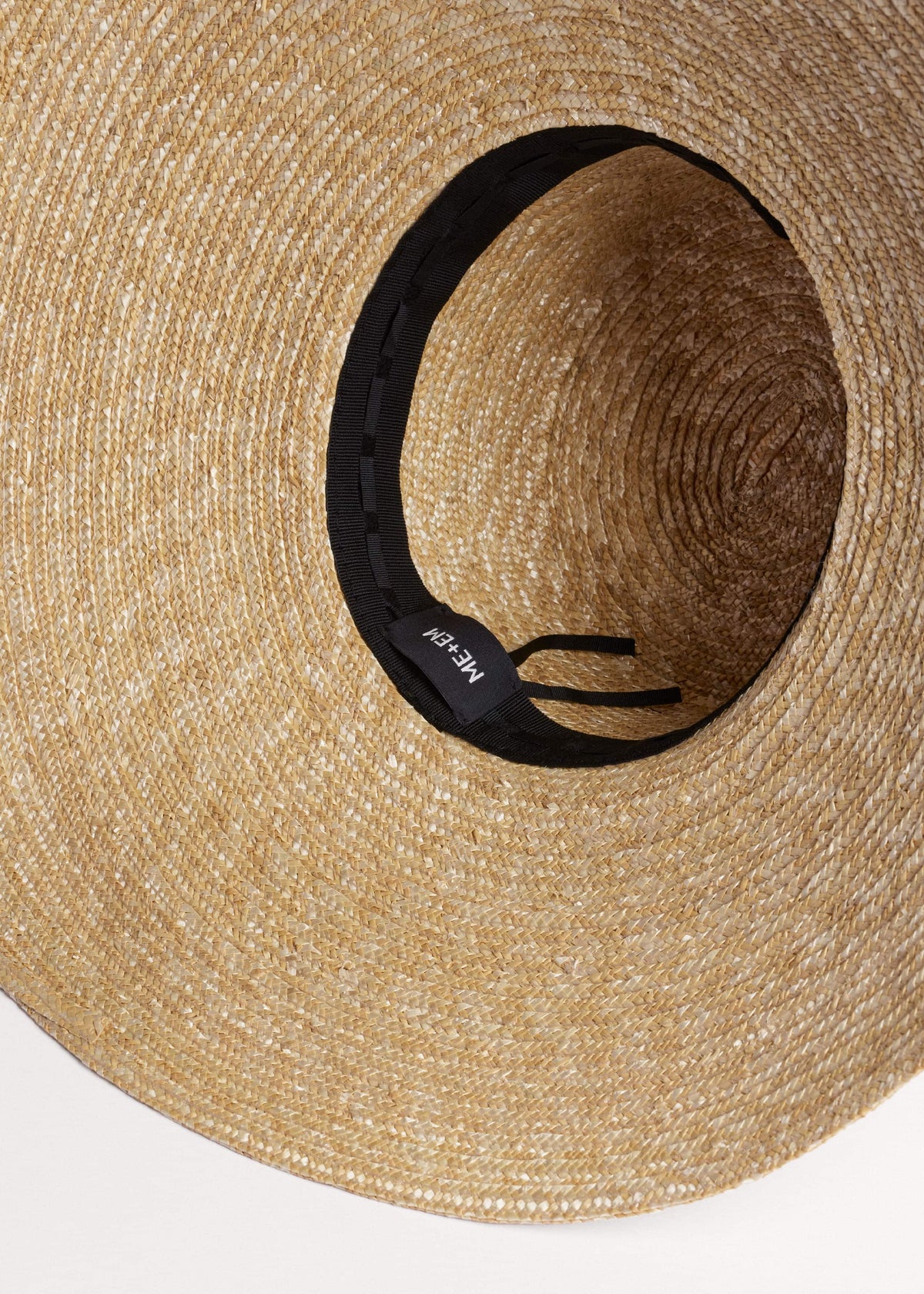 ME+EM Natural Maxi Wide Straw Hat
