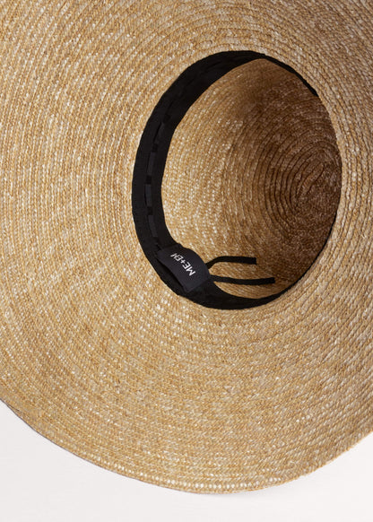 ME+EM Natural Maxi Wide Straw Hat
