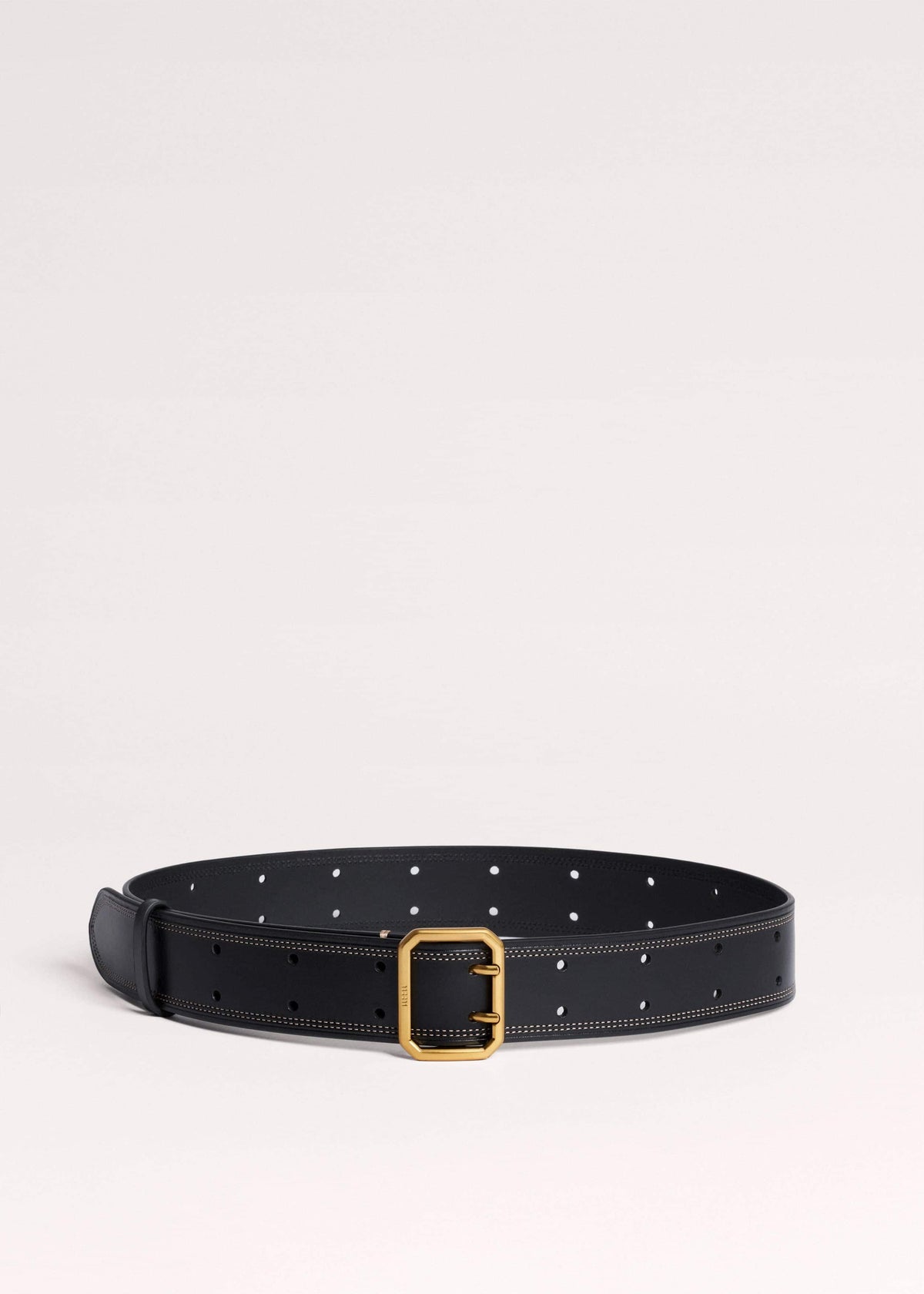 ME+EM Black Double Prong Belt