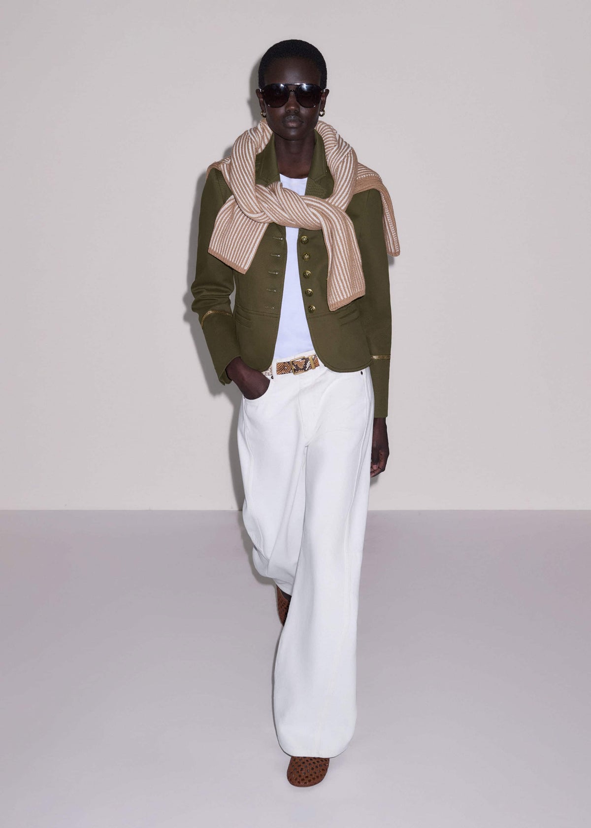ME+EM Khaki Wear With Everything Fitted Utility Jacket